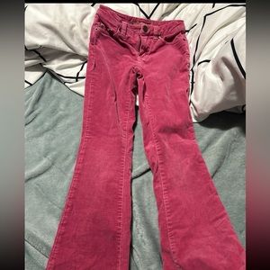 little girls size 7 slim bootcut jeans pink
